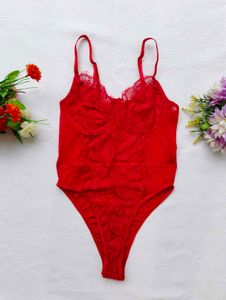 Shein : Red Bodysuit