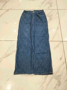 Wide Leg Denim Jeans