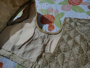 golden Embroidered Blouse