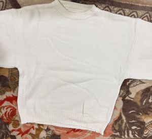 White Knit Sweater