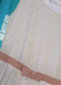 off white dress for birthday n parties