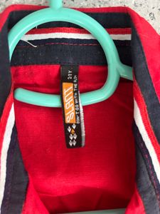 Red Car Applique Shirt