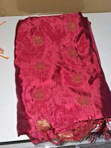 banarsi silk red dupatta