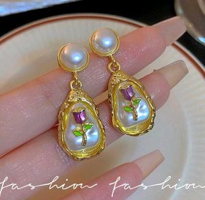 Oil Painting Earrings