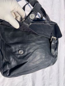 Prada Black Leather Shoulder Bag