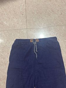 Wide Leg Denim Pants