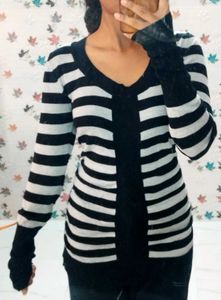 Striped Fitted Sweater