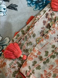 organza fabric zari saree with stitched blo