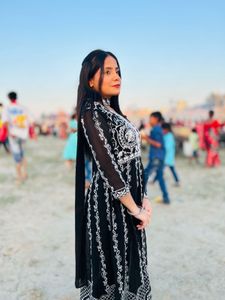 Black Embroidered Kurta Set