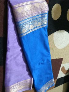 Blue &amp; Purple Saree