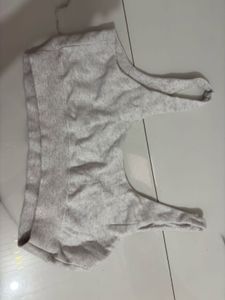White And Grey Sports Bra - Size media