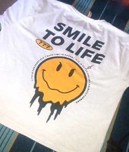 White Smiley Face T-Shirt