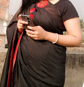 Saree Back And White