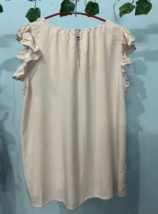 Ruffled Sleeve Blouse