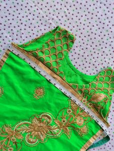 Parrot Colour Kurta For Women