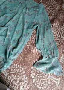 AND Sea Coloured Top - Size 12