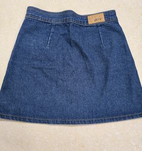 Denim Short Skirt
