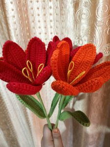 Crochet Lily Flower Bouquet
