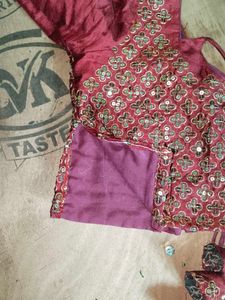 Maroon Bollywood Jacquard Saree