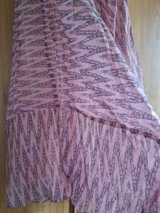 Pink Patterned Skirt