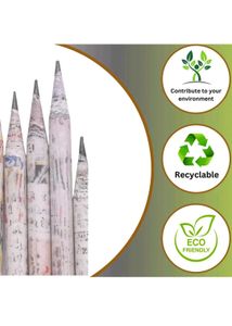 10 Eco-Friendly Paper Pencils + Fun Pen!