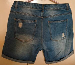 Women Blue Shorts