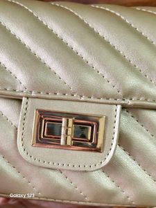 Lino Perros Gold Toned Sling Bag(NO TAGS)