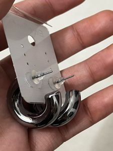 Silver Hoop Earrings