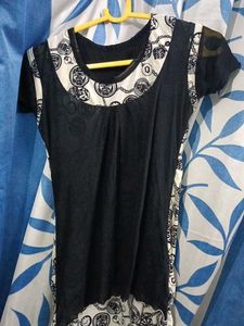 Black & White Patterned Top