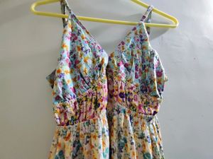 Backless Cotton Beach Dress For Women