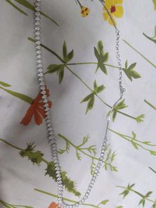 Elegant Silver hip chain