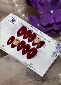 Red Press-On Nails