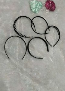 Pack Of Hair bands With Free Scrunchies