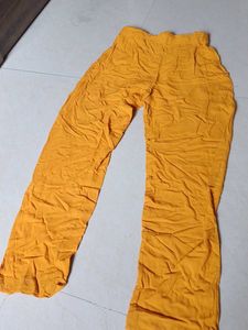 Mustard Kurti Pant Duppata Set