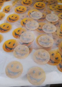 Smiley Face Stickers Adhesive Pack Of 200