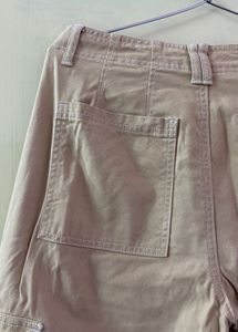 Beige Cargo Pants