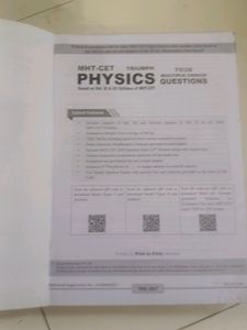 MHT CET Triumph Physics