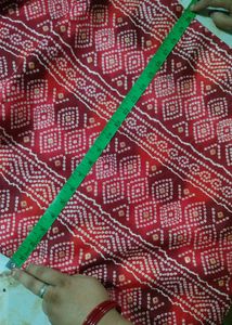 Bandhej Print Kurta Set