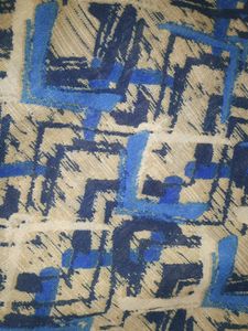 Blue Trouser Set With Dupatta