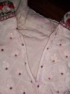Can-Can Attached Embroidery Work Lehenga