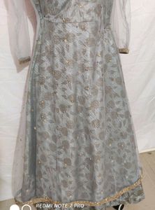Beautiful Shrug Pattern Gown