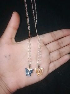 Butterfly  Chain Necklace
