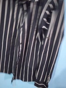 Striped Button-Down Shirt