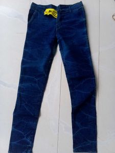 Dark Blue Denim Jeans