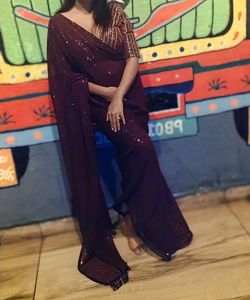 Ready To Wear Sequence Saree With Blouse
