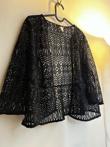 Black Lace Shrug