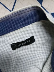 Louis Quatorze Men Checks Haf Sleeve Shirt