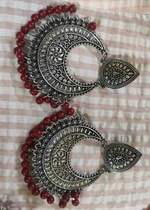 Beautiful Pack Of 5 Oxidised Earrings