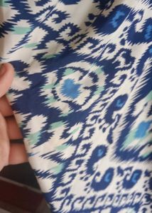 Ikat Draped Dress