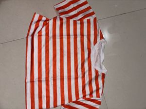 Striped Orange T-Shirt